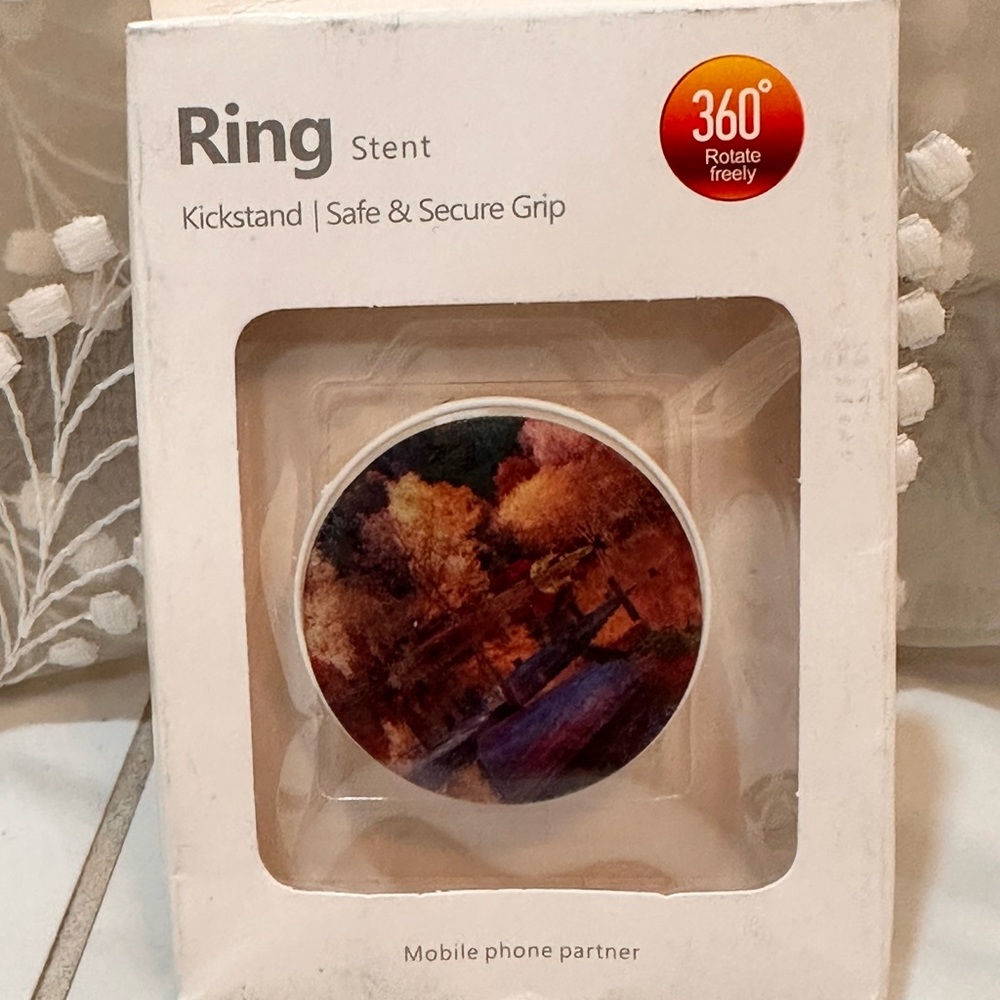 3D double image pop socket for phones